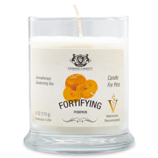 Fortifying Pumpkin Aromatherapy Deodorizing Soy Candle For Pets