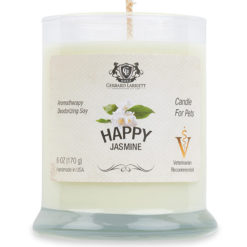 Happy Jasmine Aromatherapy Deodorizing Soy Candle For Pets